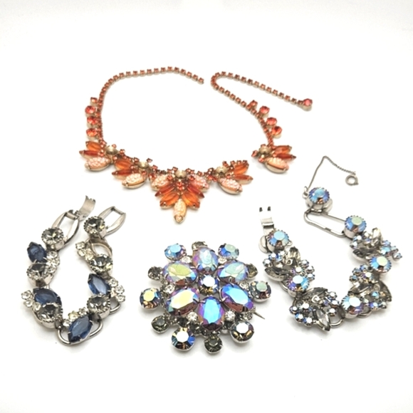 JULIANA Confirmed Bracelets Brooch Necklace REPAIR LOT Collectible - Picture 1 of 10